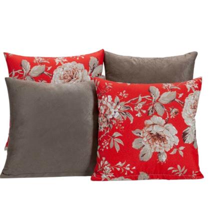 Imagem de Capa Almofada Decorativa Jacquard com Ziper 4 unidades