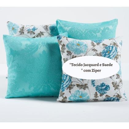 Imagem de Capa Almofada Decorativa Jacquard com Ziper 4 unidades