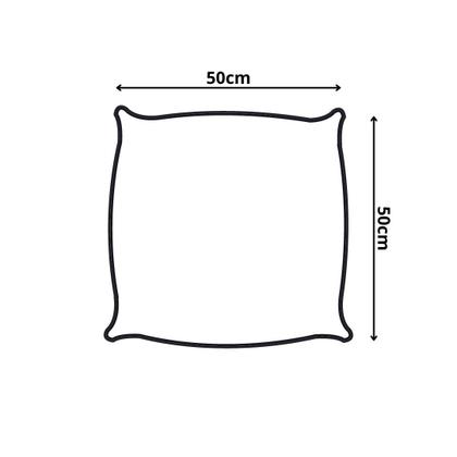 Imagem de Capa Almofada Luxo 50 x 50cm Santorini Suede Texturizado Com Ziper