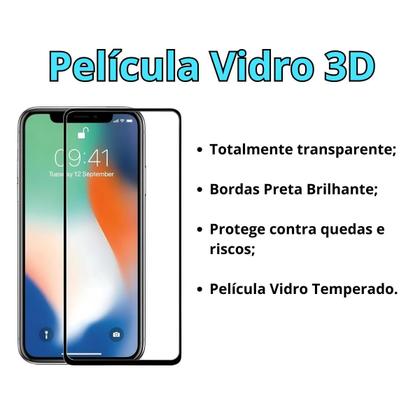 Imagem de Capa Anti Impacto Para Moto G56 + Pelicula Vidro 3d