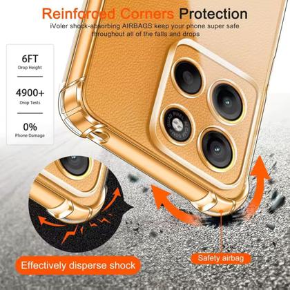 Imagem de Capa Anti Impacto para Motorola Moto G67 G77 5G Transparente