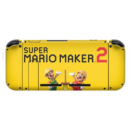 Imagem de Capa Anti Poeira e Skin Compatível Nintendo Switch - Super Mario Maker 2