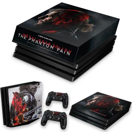 Imagem de Capa Anti Poeira e Skin Compatível PS4 Pro - Metal Gear Solid 5 The Phantom Pain