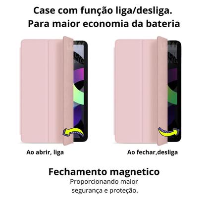 Imagem de Capa Anti-Queda Com Camurça Para Fire Hd8 + Caneta Touch