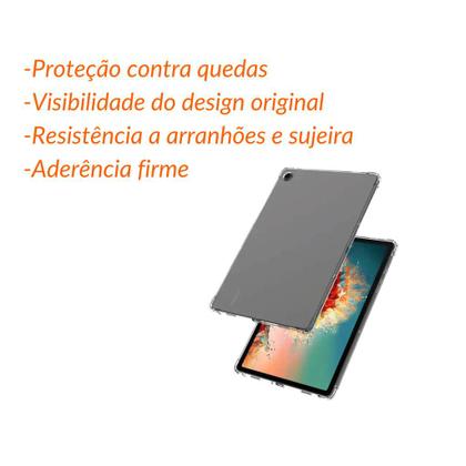 Imagem de Capa Anti Queda P/ Tablet Samsung Galaxy Tab A9 Plus + Protetor de Cabo