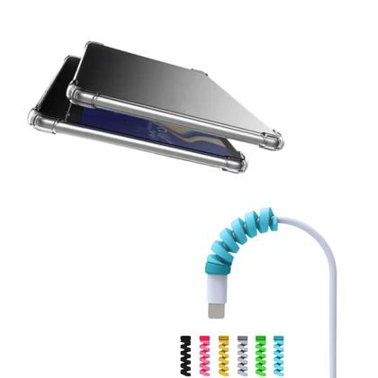 Imagem de Capa Anti Queda P/ Tablet Samsung Galaxy Tab A9 Plus + Protetor de Cabo