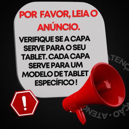 Imagem de Capa Antiqueda emborrachada + Película proteção p/ Tablet PTB8RRG PTB8RSG