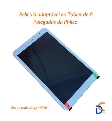 Imagem de Capa Antiqueda emborrachada + Película proteção p/ Tablet PTB8RRG PTB8RSG