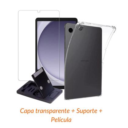 Imagem de Capa antiqueda Transparente P/ Samsung Galaxy Tab A9 Tela de 8.7" + Película