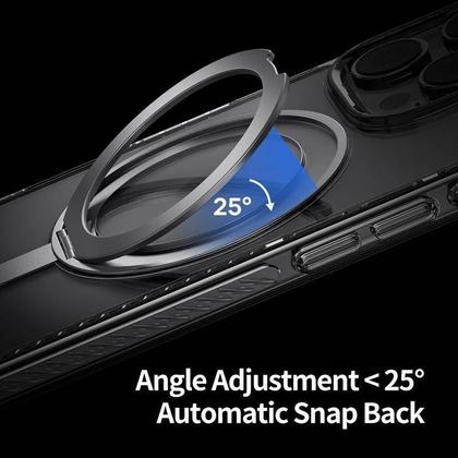 Imagem de Capa ARMOR CRYSTAL c/ Anel Rotacional p/ Iphone 16 Pro Max