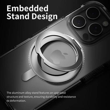 Imagem de Capa ARMOR CRYSTAL c/ Anel Rotacional p/ Iphone 16 Pro Max