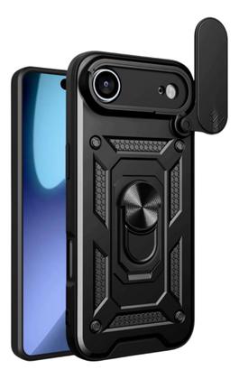 Imagem de Capa Armor Militar iPhone 17, 17 Pro, 17 Air, 17 Pro Max Anti Choque Blindada Suporte Anel 360 e Imã