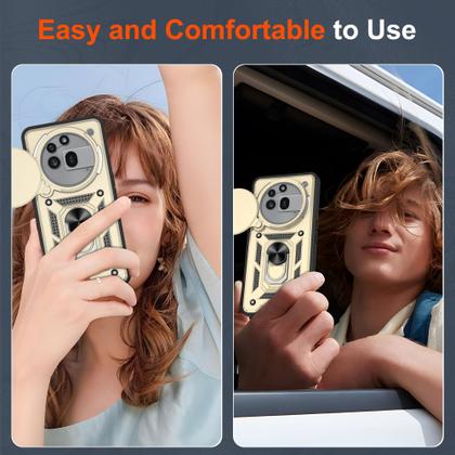 Imagem de Capa ATUMP Nothing Phone 3a Pro com capa de câmera e suporte