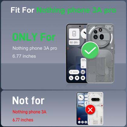 Imagem de Capa ATUMP Nothing Phone 3a Pro com capa de câmera e suporte