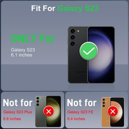 Imagem de Capa ATUMP para Galaxy S23, 6,1", vermelha, à prova de choque, 360