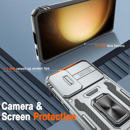Imagem de Capa ATUMP para Galaxy S23 de 6,1 polegadas à prova de choque, cinza