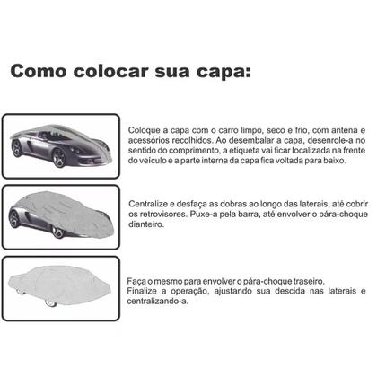 Imagem de Capa Automotiva Cobrir Carro Cobalt + Cheirinho