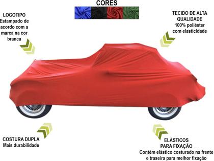 Imagem de Capa Automotiva Mp Lafer Tecido Helanca Cor Preta