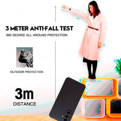 Imagem de Capa Aveludada Compativel Com Samsung Galaxy A36 Pelicula Privacy