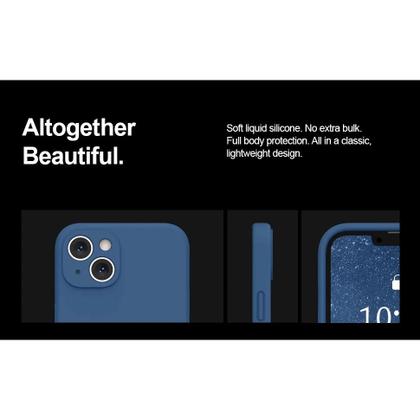 Imagem de Capa Aveludada Silicone Anti Impacto Compativel Com iPhone 15 Todos