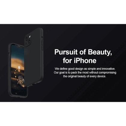 Imagem de Capa Aveludada Silicone Anti Impacto Compativel Com iPhone 15 Todos