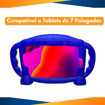 Imagem de Capa Azul Infantil para Tablet DL 7 Polegadas Azul com Caneta Touch Pequena