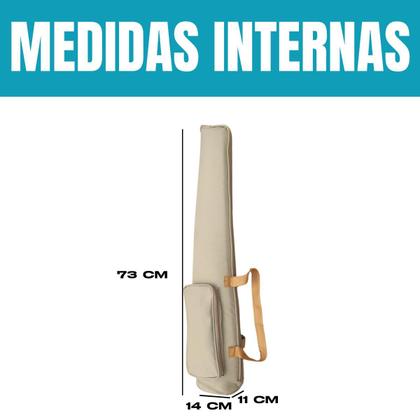 Imagem de Capa Bag Mochila Top Super Luxo P/ Sax Reto Soprano Clarinet