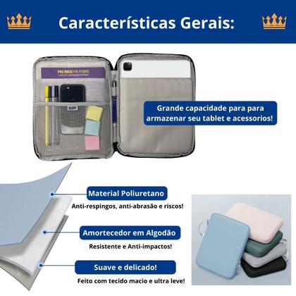 Imagem de Capa bag protetora para iPad Air M2 13” 2024 A2898