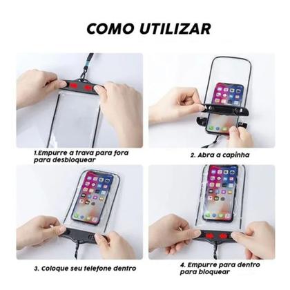 Imagem de Capa Bolsa A Prova Dágua Impermeável Universal Para Celular