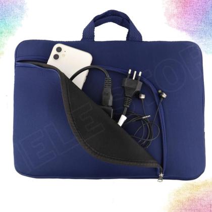Imagem de Capa Bolsa Maleta De Notebook com Alça Reforçada e Compartimento Frontal para Acessórios Pratica Leve