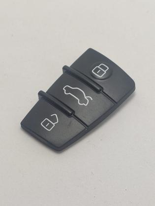 Imagem de Capa Botão Borracha Keypad Chave Aud A3 A4 A1 TT Q3 Q5 Q7 2006 2007 2008 2009 2010 2011 2012 2013 3 Botoes