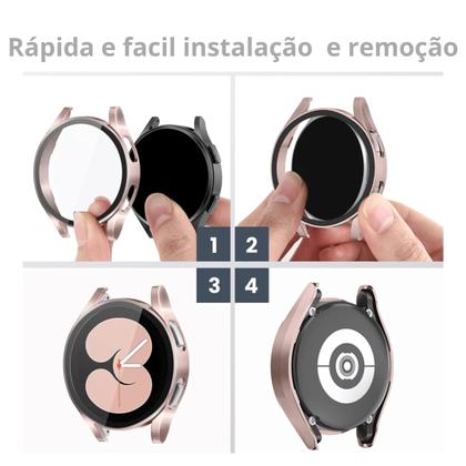 Imagem de Capa Bumper Protetor Acrílico 2in1 Para Galaxy Watch 4 40mm