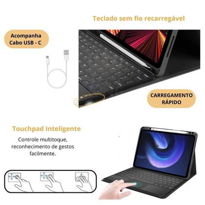 Imagem de capa c teclado Conexão Sem Fio para xiaomi pad 6 2023 11''
