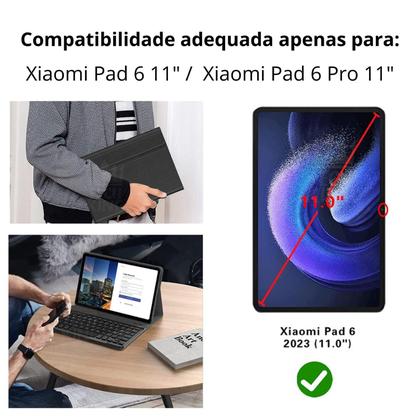 Imagem de capa c teclado Conexão Sem Fio para xiaomi pad 6 2023 11''