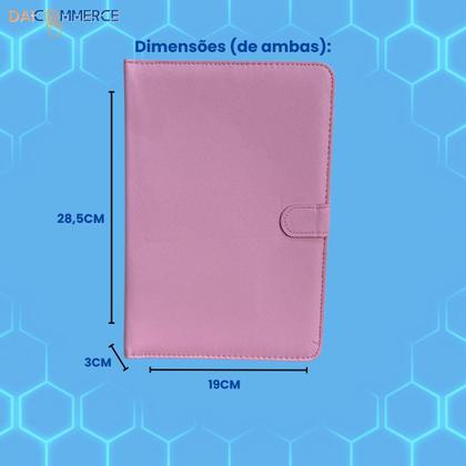 Imagem de Capa c/Teclado Embutido para Tablet 10" Galaxy Tab A9+ Plus - Capa Protetora com Teclado Embutido