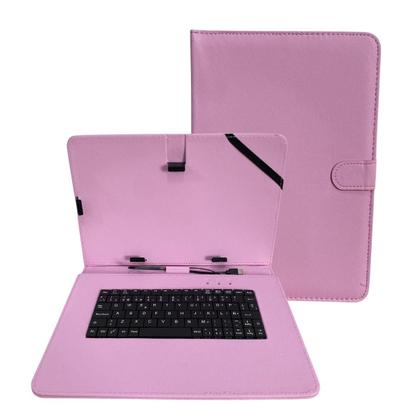 Imagem de Capa c/Teclado Embutido para Tablet 10" Galaxy Tab A9+ Plus - Capa Protetora com Teclado Embutido