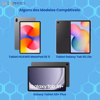 Imagem de Capa c/Teclado Embutido para Tablet 10" Galaxy Tab A9+ Plus - Capa Protetora com Teclado Embutido