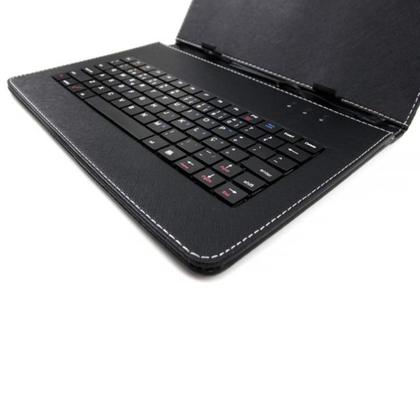 Imagem de Capa C/ Teclado Embutido Para Tablet Positivo Vision Tab 10 Preto