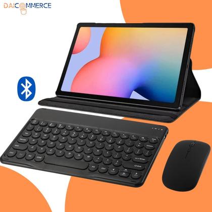Imagem de Capa c/Teclado + Mouse Luva Case p/Tablet Galaxy Tab S6 Lite P610 P613 P615