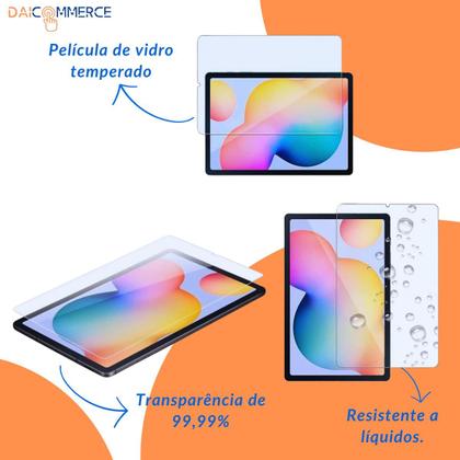 Imagem de Capa c/Teclado + Mouse Luva Case p/Tablet Galaxy Tab S6 Lite P610 P613 P615