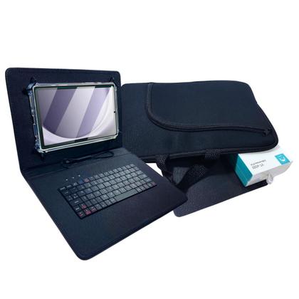 Imagem de Capa c/Teclado + Mouse +Mouse Pad p/Tablet A9 8,7 Polegadas