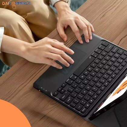 Imagem de Capa C/ Teclado Película Mouse Para Tablet Tab A9 Plus X210