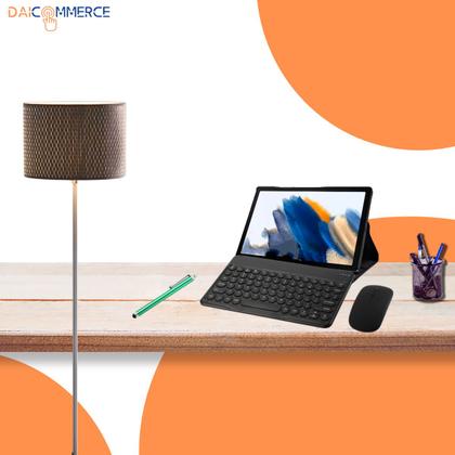 Imagem de Capa C/ Teclado Película Mouse Para Tablet Tab A9 Plus X210