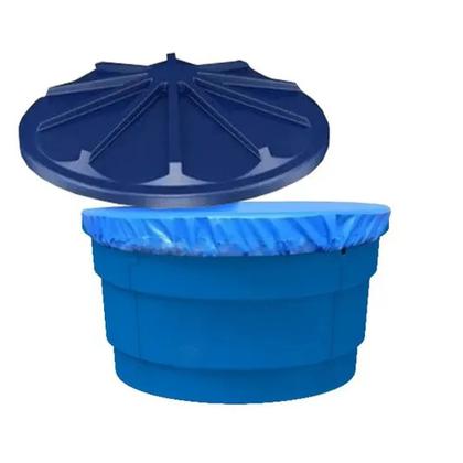 Imagem de Capa Caixa Dagua Redonda 500 Litros Contra Dengue Proteção Sujeira