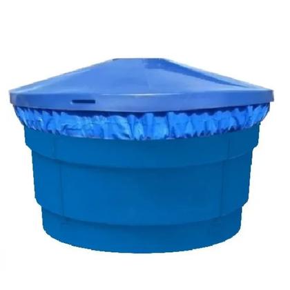 Imagem de Capa Caixa Dagua Redonda 500 Litros Contra Dengue Proteção Sujeira