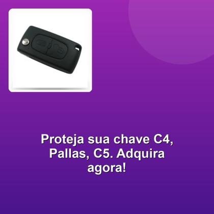 Imagem de Capa Canivete B&S Peugeot Citroen C4 Pallas C5 SL 2 Botoes