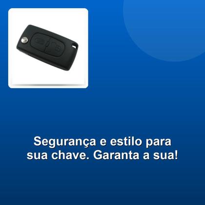 Imagem de Capa Canivete B&S Peugeot Citroen C4 Pallas C5 SL 2 Botoes