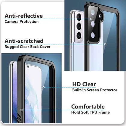 Imagem de Capa Capinha 360 A Prova Dágua Galaxy S21 Plus Ultra Fe Ip68