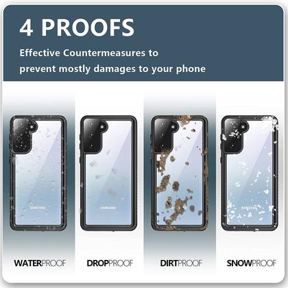 Imagem de Capa Capinha 360 A Prova Dágua Galaxy S21 Plus Ultra Fe Ip68