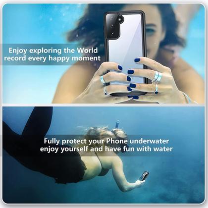 Imagem de Capa Capinha 360 A Prova Dágua Galaxy S21 Plus Ultra Fe Ip68